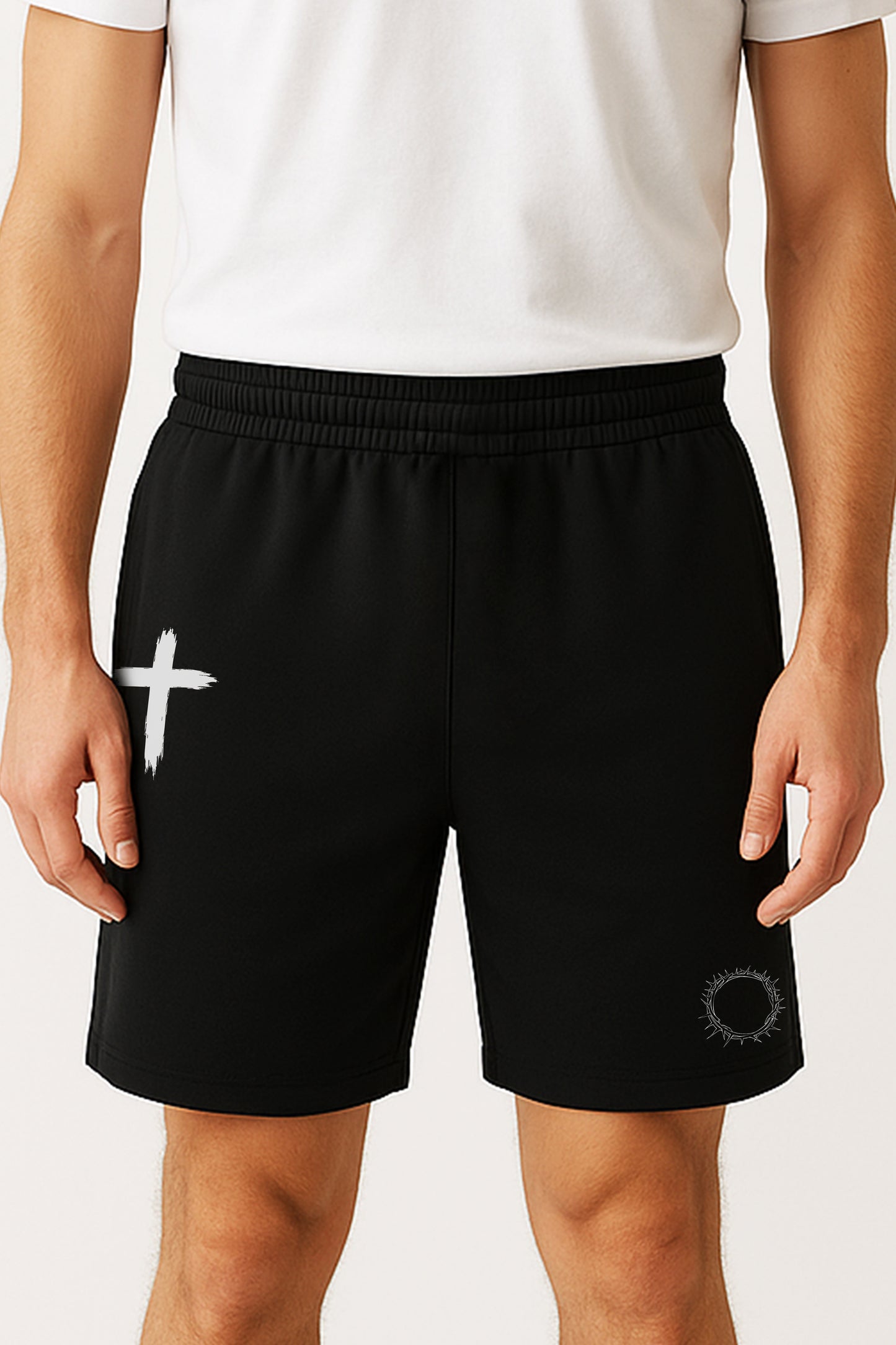 Faith Over Fear Fleece Shorts