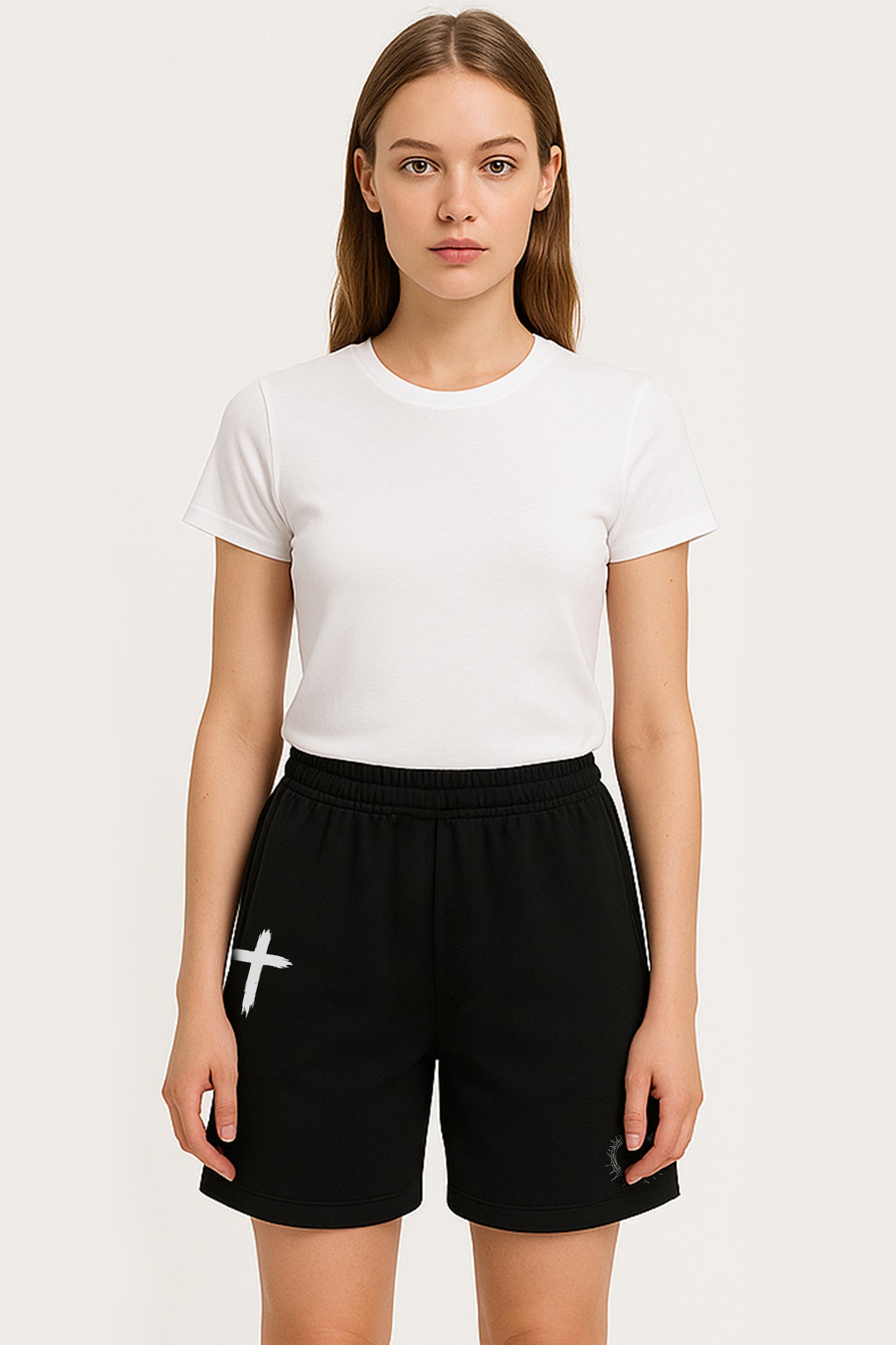 Faith Over Fear Fleece Shorts