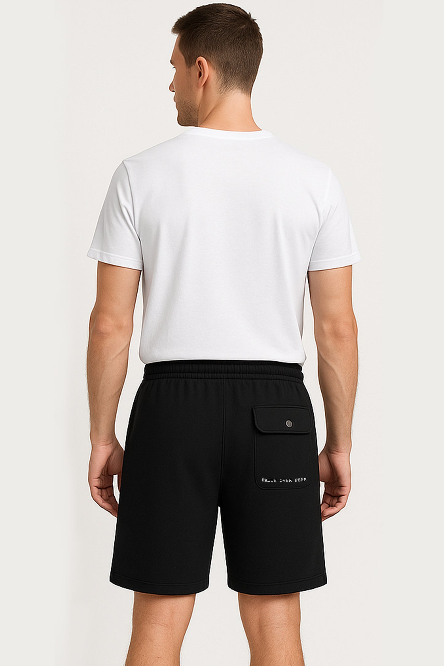 Faith Over Fear Fleece Shorts