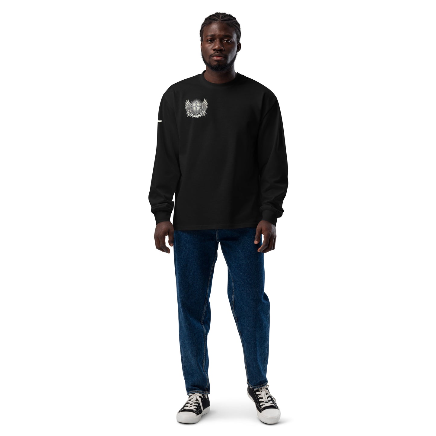 Men's Premium heavyweight long sleeve shirt