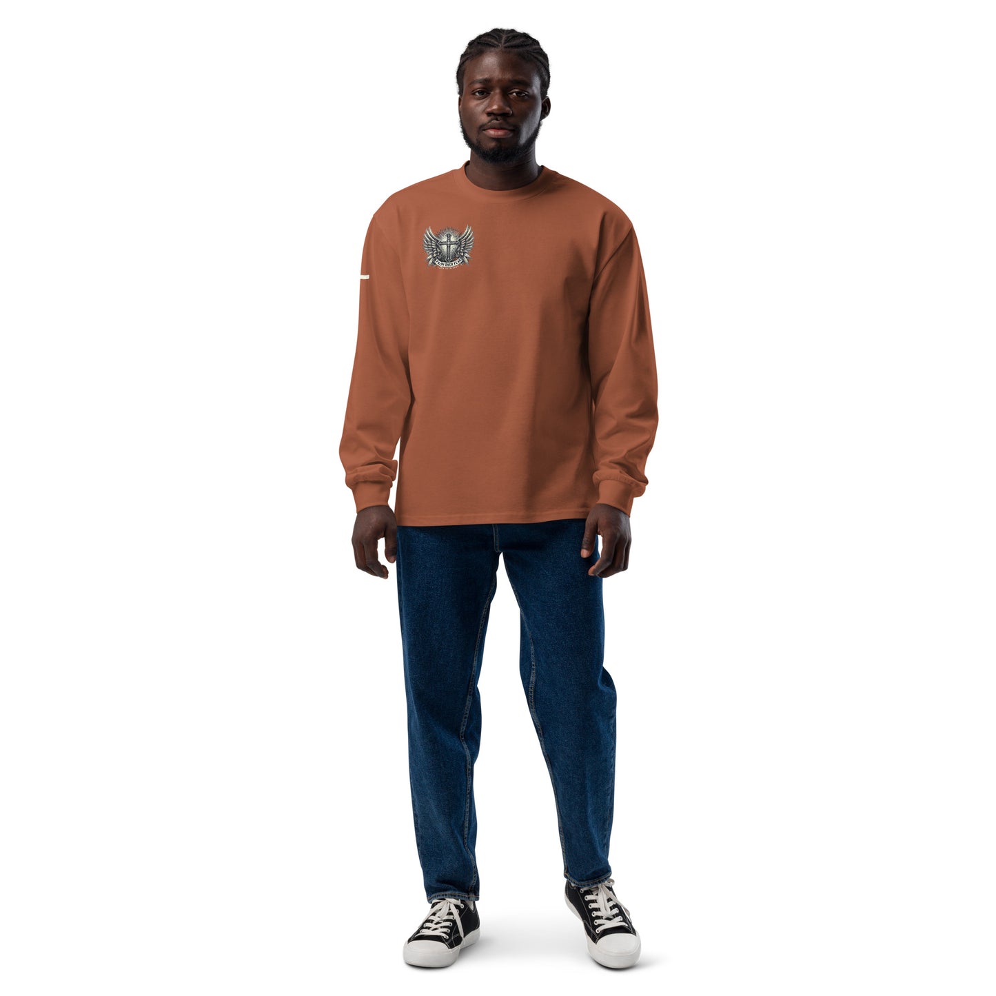 Men's Premium heavyweight long sleeve shirt