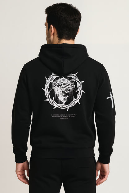 Faith Over Fear Black Hoodie