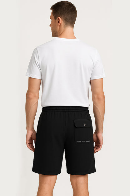 Faith Over Fear Fleece Shorts