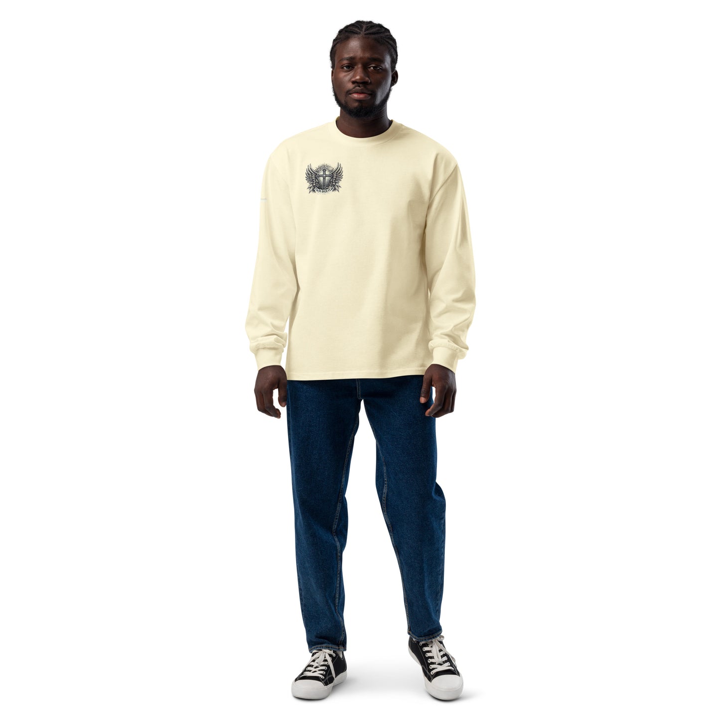 Men's Premium heavyweight long sleeve shirt